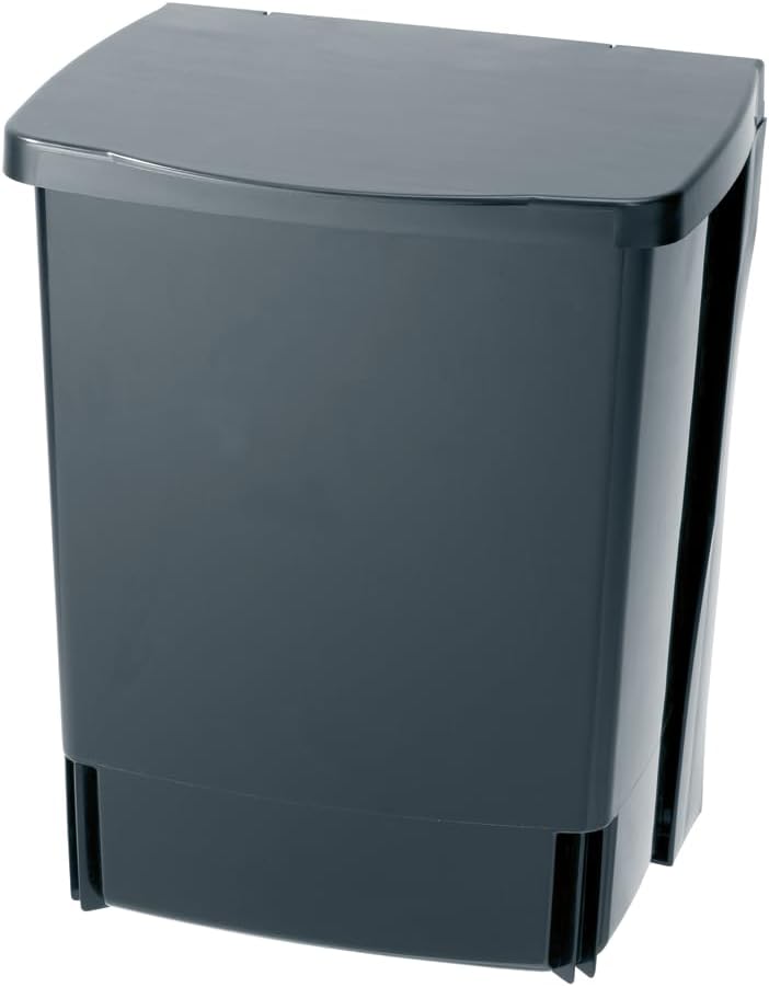 Brabantia 395246 Einbau Mülleimer, 10 Liter schwarz, Single