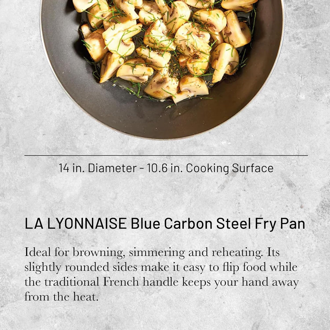 DE BUYER 5020.36 Runde Lyonnaise Bratpfanne 36Cm, 36cm