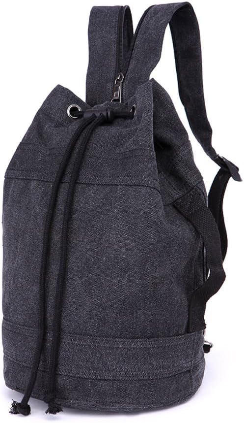 LOSMILE Rucksäcke Damen Herren Daypacks Seesack Leinwand Rucksack Canvas Reisetaschen Umhängetasche