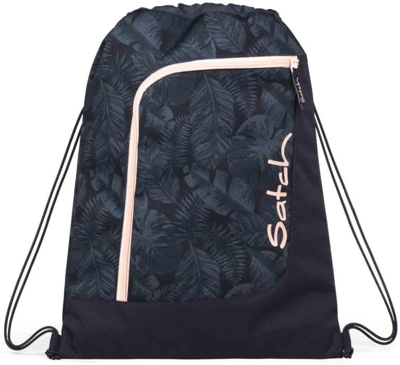 Satch Match Schulrucksack Set 3tlg. inkl. Schlamperbox und Sportbeutel (Midnight Jungle), Midnight J