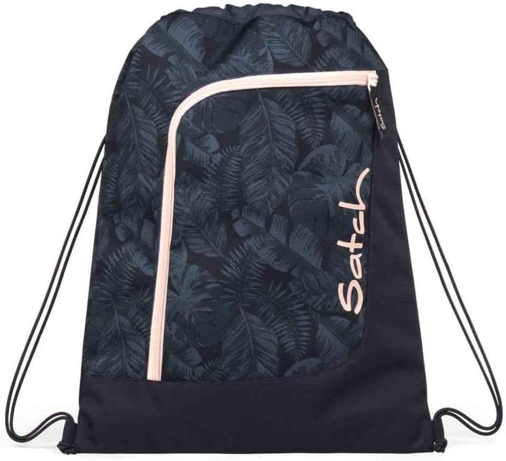 Satch Match Schulrucksack Set 3tlg. inkl. Schlamperbox und Sportbeutel (Midnight Jungle), Midnight J