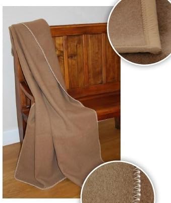 STEINBECK Decke Mekka aus 100% Kamelhaar Farbe Kamel in DREI Grössen, 100x150 cm Gewicht 650 g 100 c