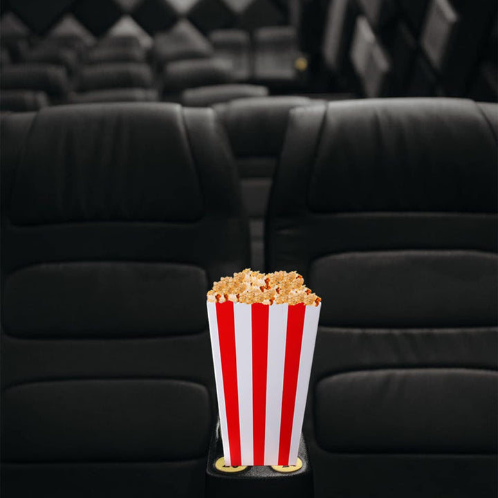 Yoosso 20 Stück Popcorn Boxen, Popcorn Tüten Rot & Weiss Gestreiften Popcorn Tüten Süssigkeiten Behä