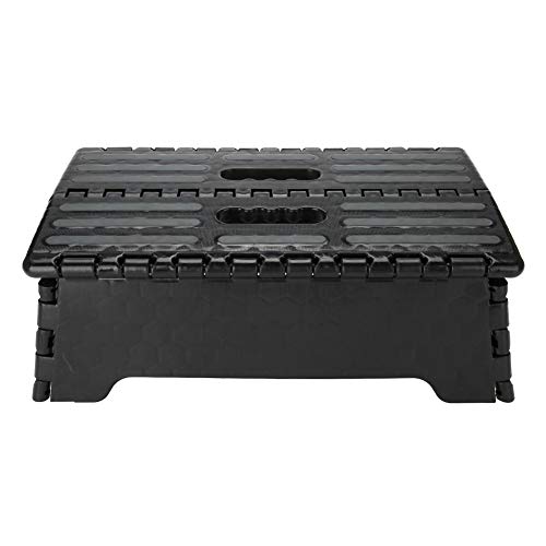 Compact Faltbarer Hocker aus Kunststoff, Fussstütze für Küche, Bad, Garten, Zuhause