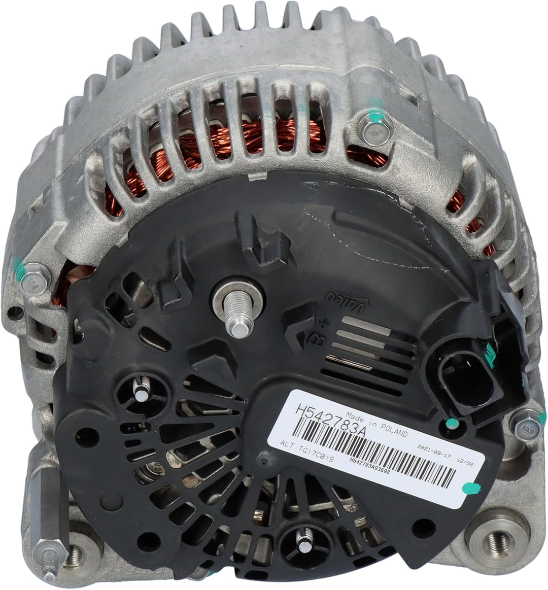 VALEO 439558 Generator Ladestrom des Generators: 180 Amp Rippen: 6 rippen Riemenscheibe Ø: 57,2 mm S