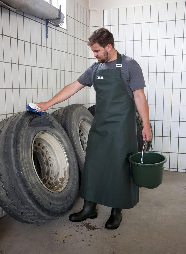 Kerbl Premium Melkerschürze, Robust Wasserfest Reissfest Knickfest, S M L XL L 125 x 118 cm, L 125 x