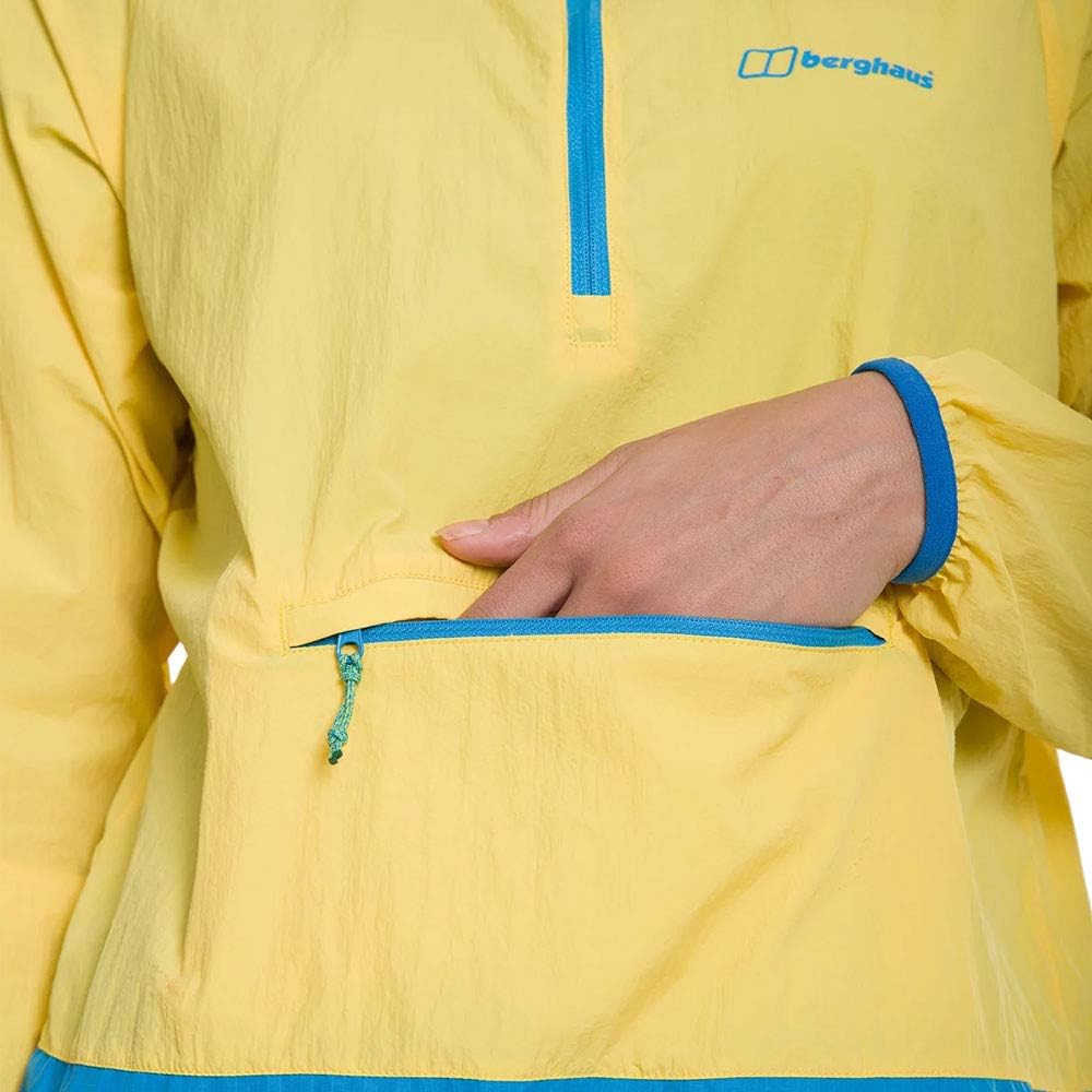 berghaus Damen Skerray Half Zip Wind Proof Windjacke 12 (38 DE) Primrose Yellow/Blithe, 12 (38 DE) P
