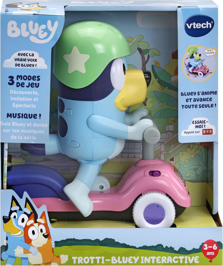 VTech 563805 Bluey Tretroller, blau, L