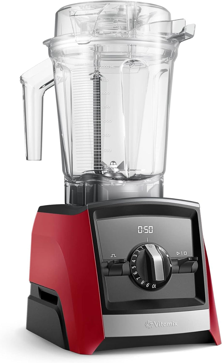 VITAMIX ASCENT 2500 ROT 3 automatische Programme und Geschwindigkeitswahlschalter 1-10 Rot, 3 automa