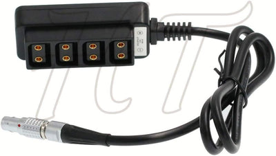 HangTon 0B 2 Pin D-Tap 4 Port Outlet Power Splitter Adapter 24 Zoll für ARRI Alexa RED DSMC2 Kamera