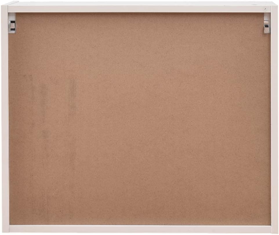 Shally Dogan Küchenhängeschrank mit Ribalto, Holz, Weiss, 60x32x49cm, Weiss
