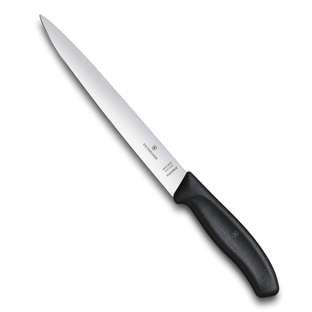 Victorinox, Swiss Classic, Profi Filetiermesser, Extra Scharfe Klinge, gerader Schliff, 20 cm, Robus
