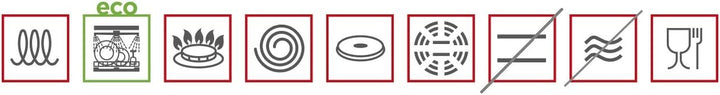 Barazzoni The Inoxidabili Saltapasta Wok, Stahl, silberfarben, 28 cm
