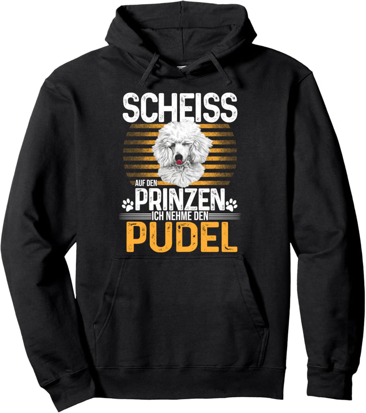 Pudel Hund Geschenke Damen Herren Hunderasse Pullover Hoodie