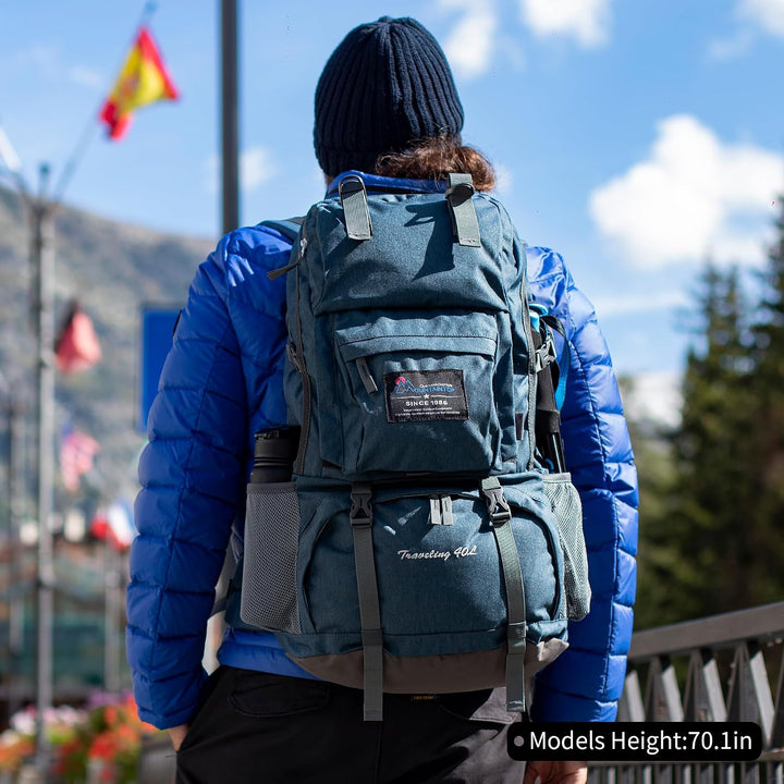 MOUNTAINTOP 40L Wanderrucksack Herren Damen Trekkingrucksack Backpacker Reiserucksack Outdoor Campin