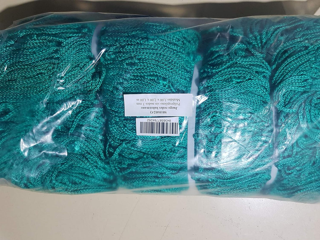 Sedion 1 Paar Handball-Netze und Futsal-Tore in Blau, Grün, Rot oder Schwarz, 3 x 2 m aus Polypropyl