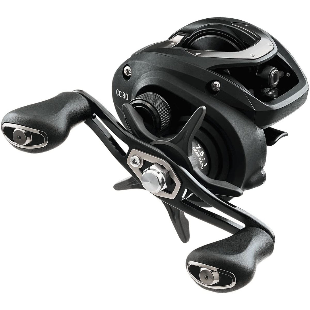 Daiwa CC80 Baitcastrollen Rechte Hand, 7,5:1, Rechte Hand, 7,5:1