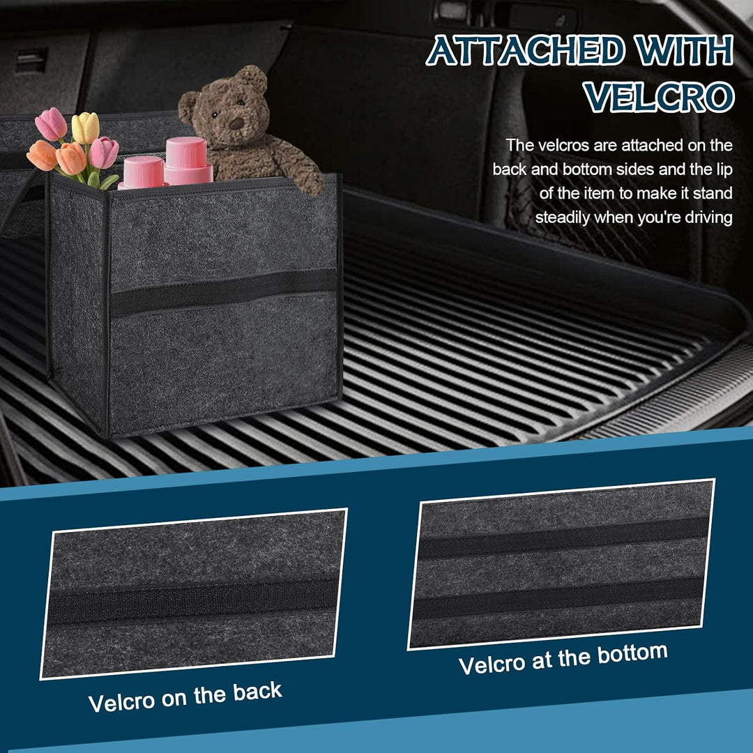 2 Stück Auto Kofferraum Organizer,Auto Organizer Toolbag,Kofferraumtasche | Faltbar Autotasche Koffe