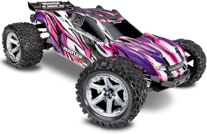 TRAXXAS RUSTLER 4X4 VXL PINK RTR OHNE AKKU/LADER 1/10 4WD Stadium Truck BRUSHLESS