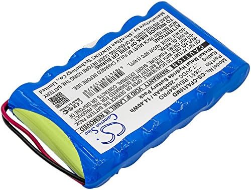 CS-CFA410MD Akkus, 2000 mAh, kompatibel mit [Cefar] Activ 4, Bodymax Trainer (NGSF4), Myo 4, Rehab 4