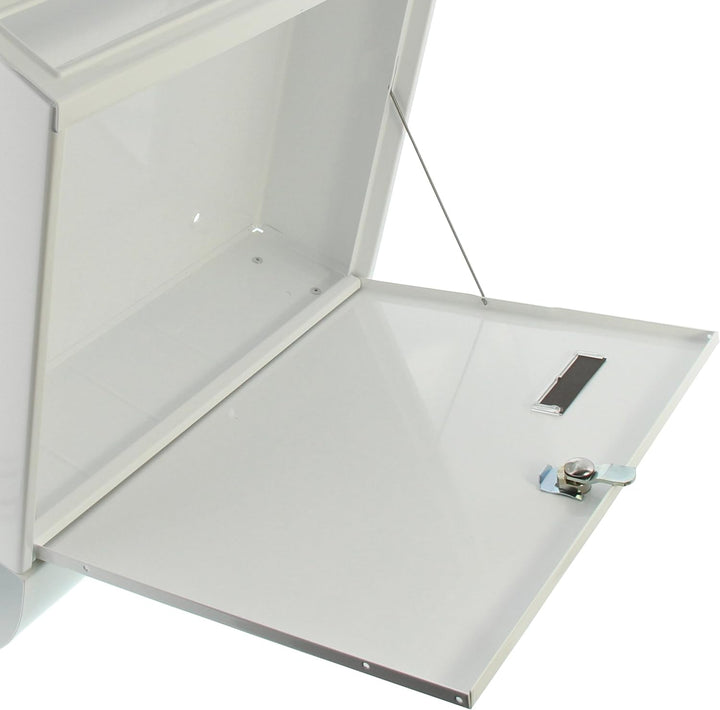 Burg Wächter Set Vario 86720 W Briefkasten, Weiss, 420 x 377 x 115 (HxBxT) Weiss Briefkasten-Set, We