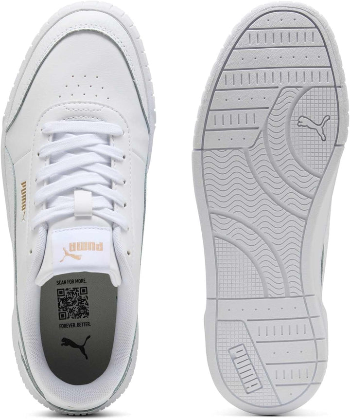 Puma Damen Carina Mia White Black Schuhe 41 EU Puma Weisses Puma Gold, 41 EU Puma Weisses Puma Gold