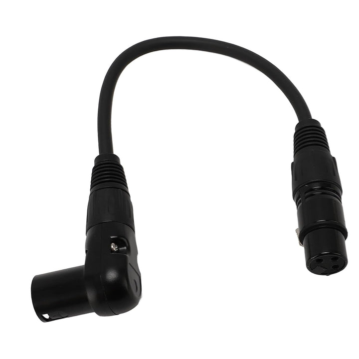 ASHATA XLR-auf-XLR-Kabel, 90-Grad-XLR-Stecker auf Buchse, XLR-Mikrofonkabel 3-polig, XLR-Stecker auf