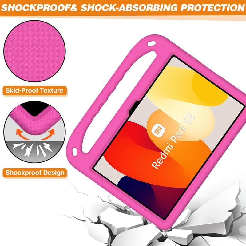Kinder-Schutzhülle für Xiaomi Redmi Pad SE 11 Zoll (2023), Eva-Schaum, leicht, stossfest, langlebig,