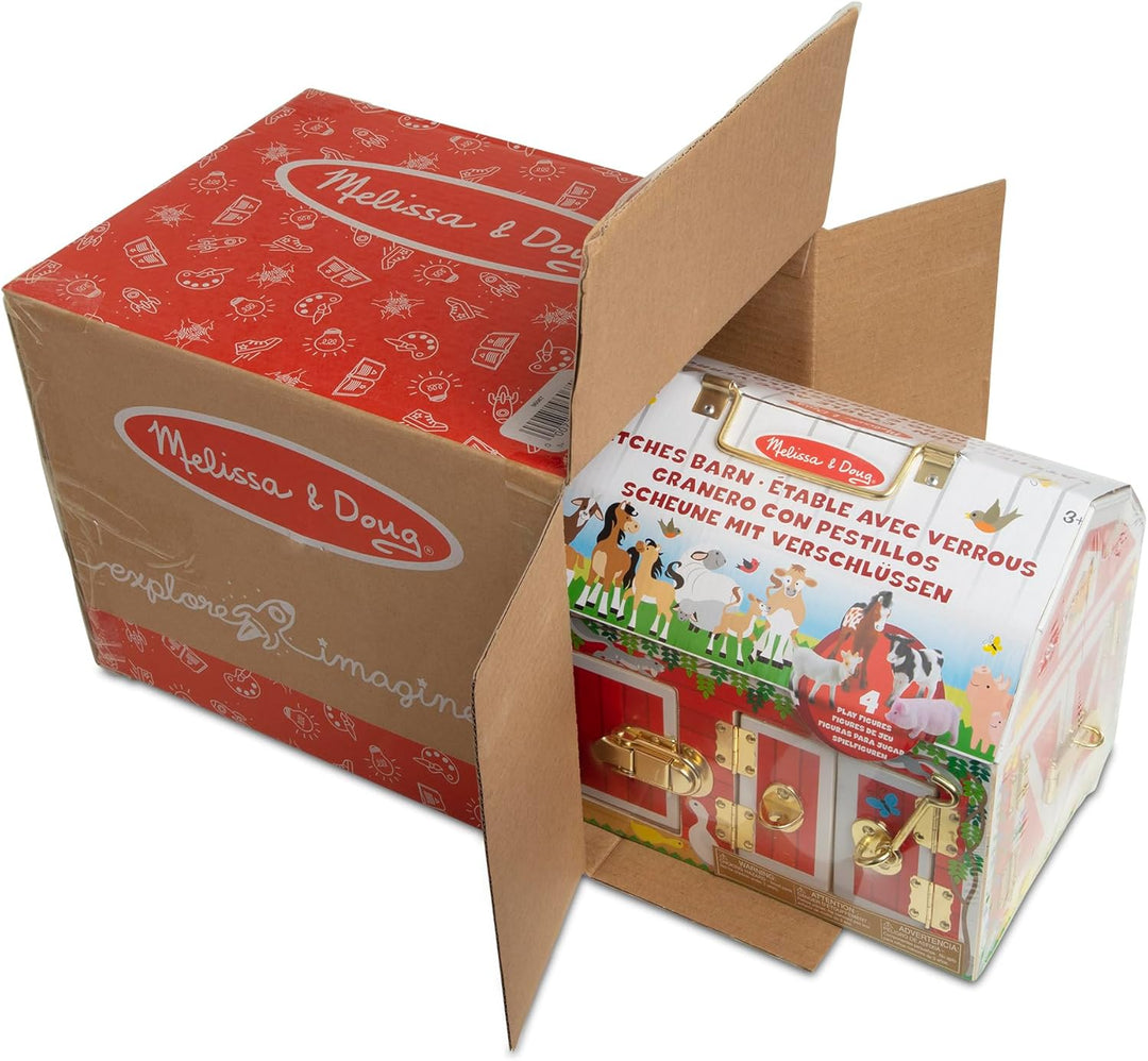 Melissa & Doug Verriegelungsscheune | entwicklungsförderndes Spielzeug | motorische Fähigkeiten | Pr