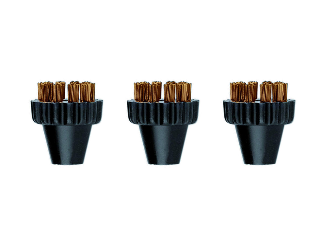 Polti PAEU0297 Latón Vaporetto Messingbürsten für Eco Pro 3.0 und Classic Dampfreiniger (3 Stück), M