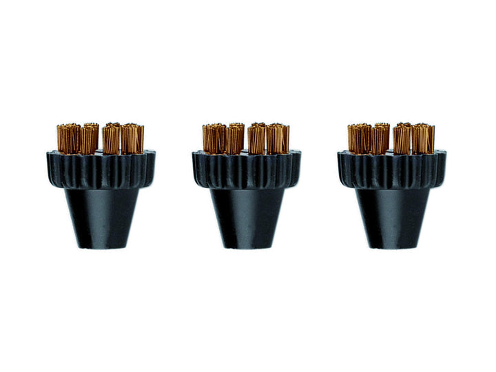 Polti PAEU0297 Latón Vaporetto Messingbürsten für Eco Pro 3.0 und Classic Dampfreiniger (3 Stück), M