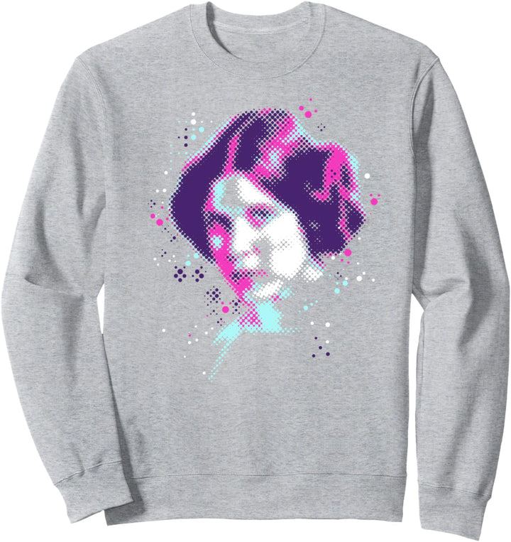 Star Wars Princess Leia Pixelated Head Shot Sweatshirt
