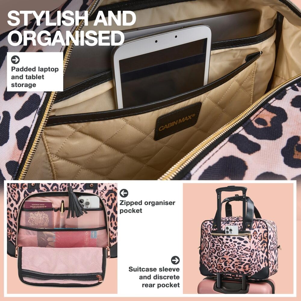 Cabin Max Vela Reisetasche 40x30x20, 24l, Wizz Air kompatibel, Untersitz-Reisetasche, Handgepäck-Rei