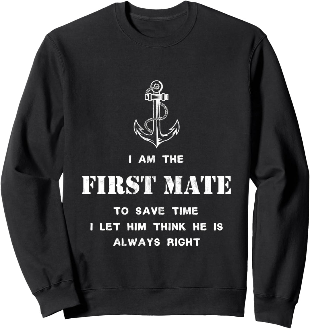 Kamerad Erster Kapitän lasse ich ihn denkt, dass er immer Sweatshirt