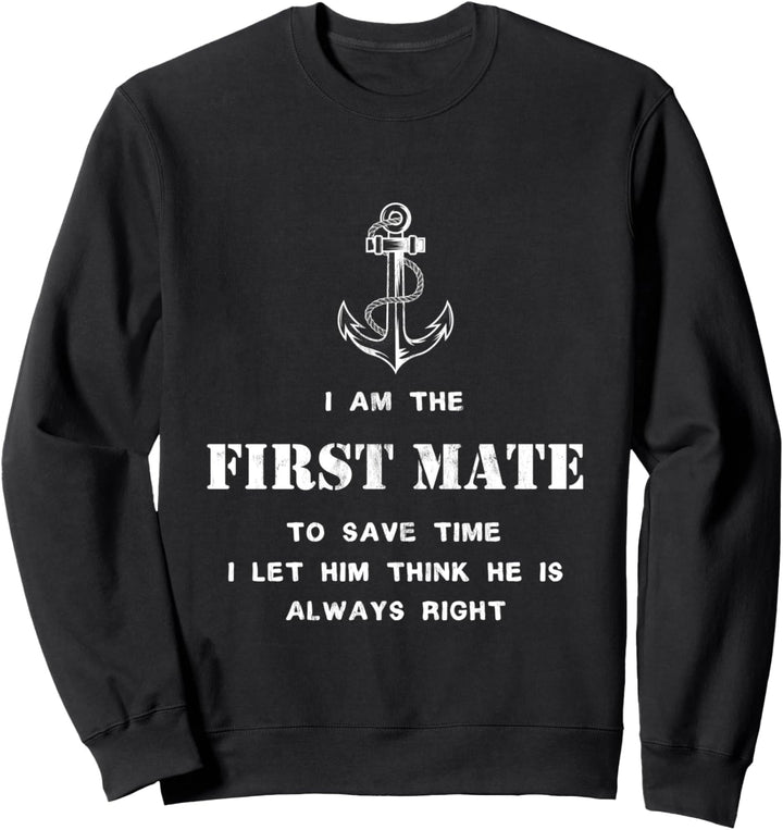 Kamerad Erster Kapitän lasse ich ihn denkt, dass er immer Sweatshirt