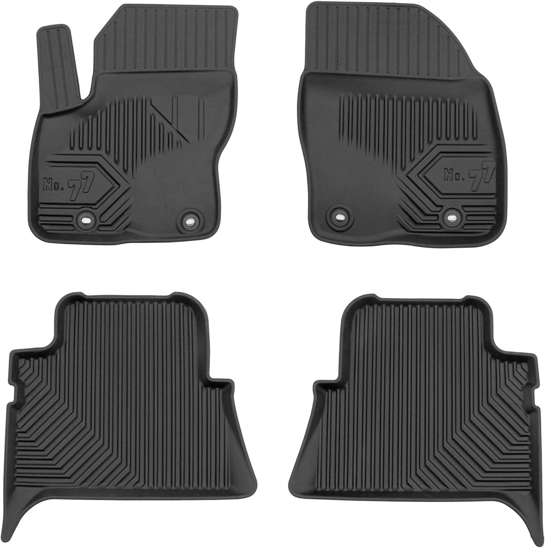 M MOTOS Gummimatten Auto Fussmatte passt für Ford Kuga I 2008-2013 Verbessern Sie Ihren Reisekomfort
