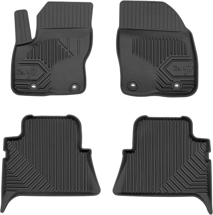M MOTOS Gummimatten Auto Fussmatte passt für Ford Kuga I 2008-2013 Verbessern Sie Ihren Reisekomfort