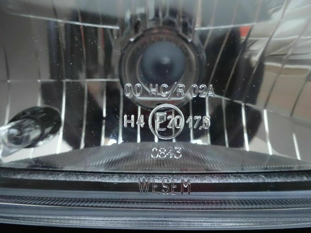 Ml MelTruck® 2x H4 Scheinwerfer mit Blinker 24V für Radlader Baumaschinen Bagger Schlepper JCB Merlo