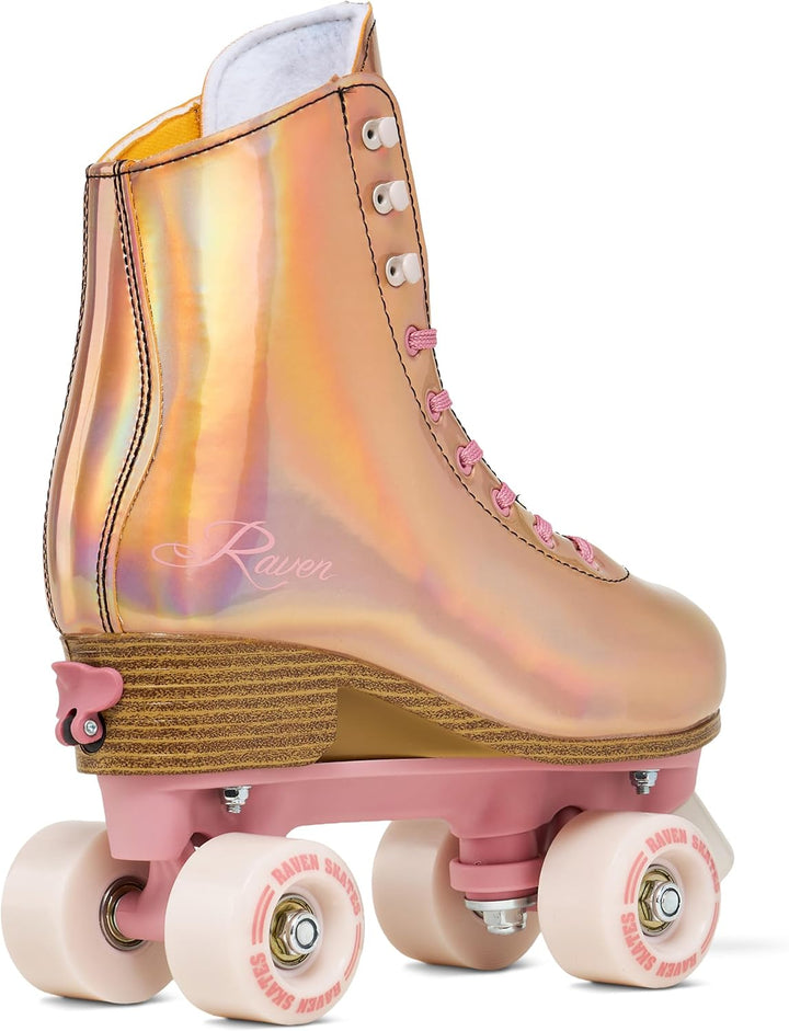 RAVEN Rollschuhe Roller Skates für Kinder Erwachsene Mädchen Damen verstellbar 39-42 (25-26,5 cm) Ho