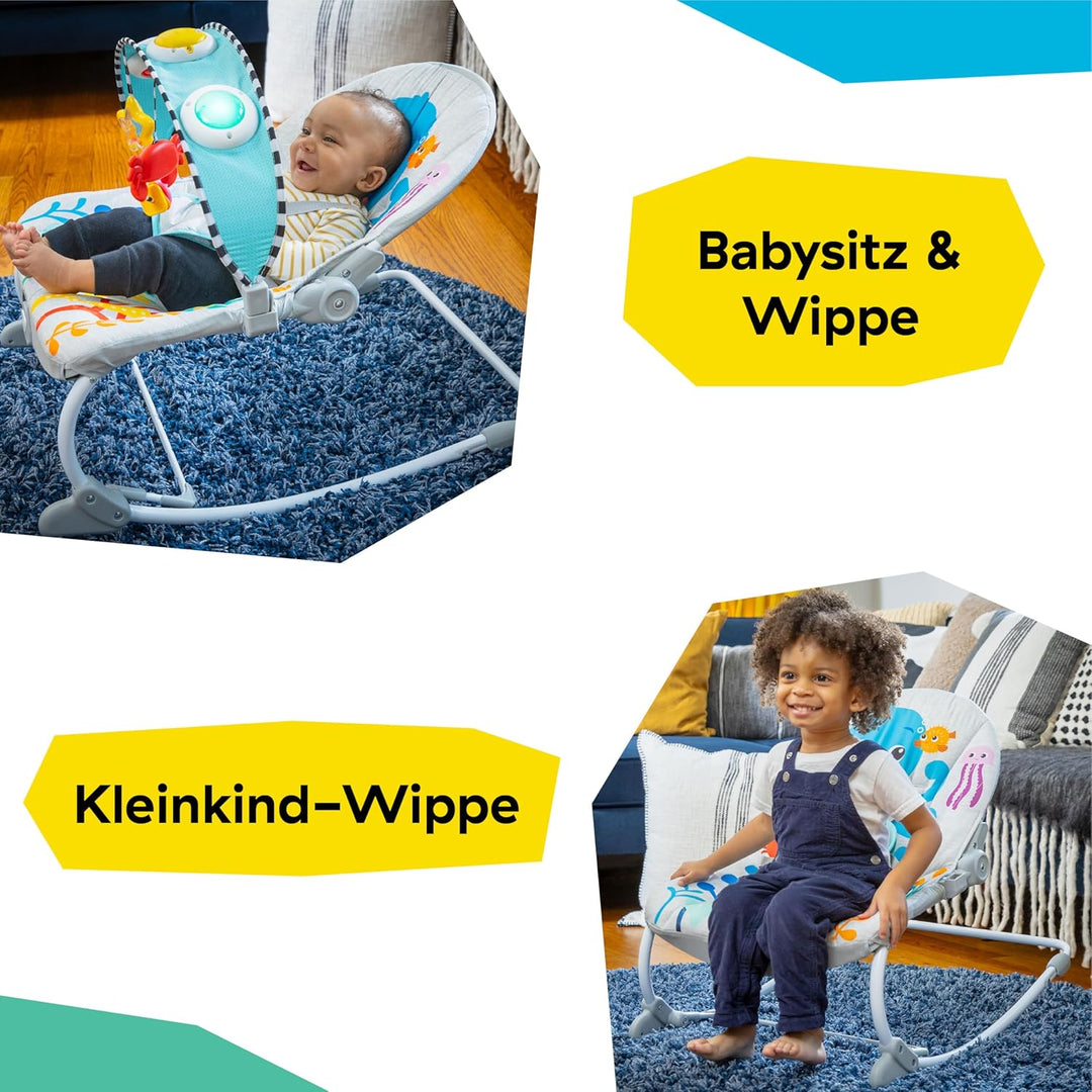 Baby Einstein Ocean Explorers Kick to It Opus Musikwippe fr Kleinkinder, Alter 0-30 Monate