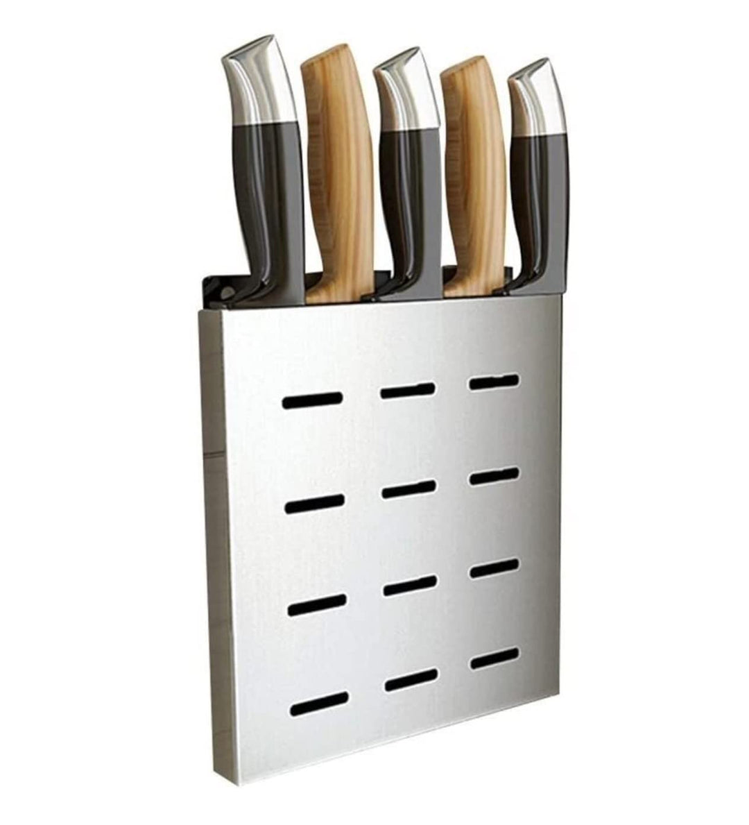 Messerbrett Küche Messerblock Edelstahl Messerhalter Küchenmesser Aufbewahrungsblock Wandmontierter