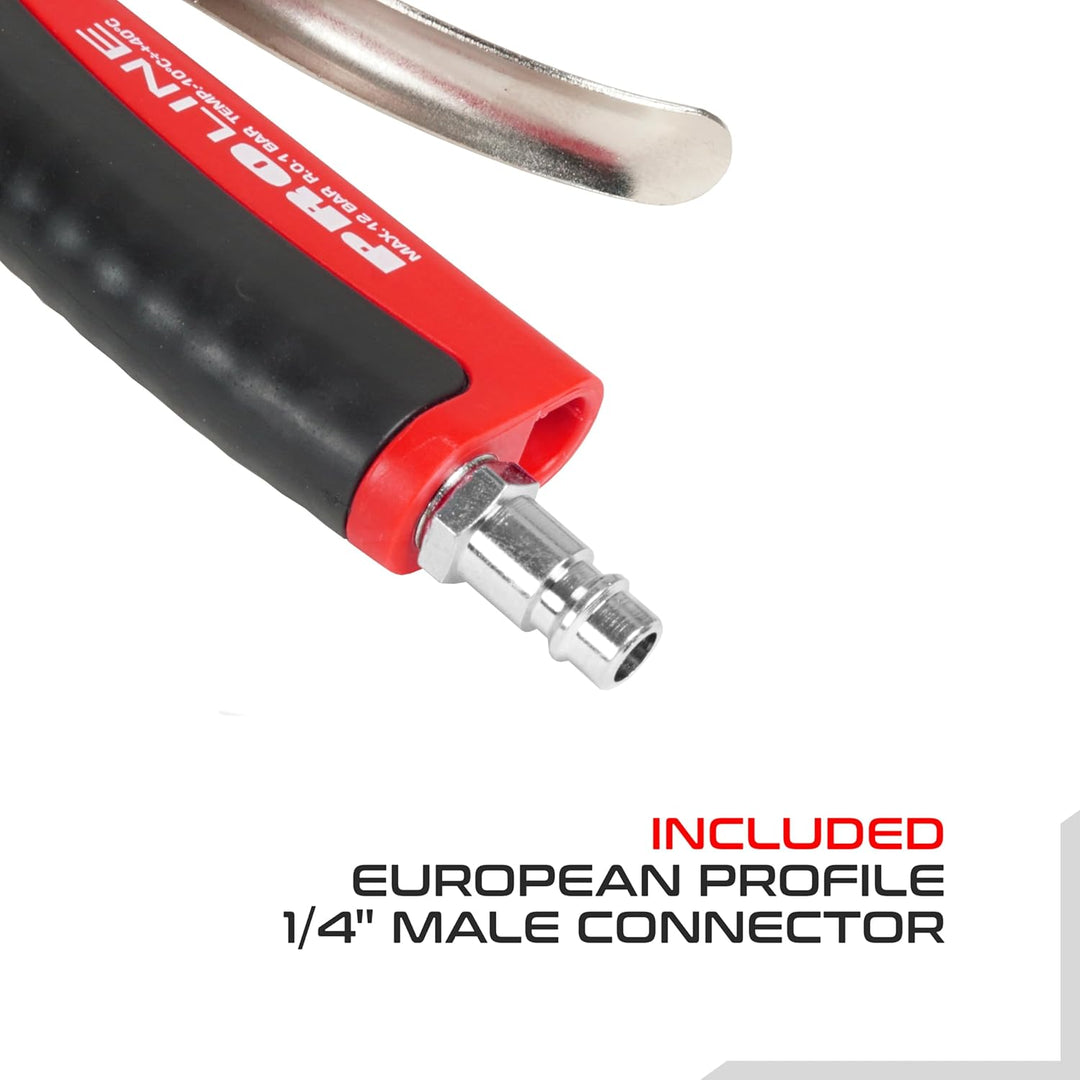 GAV Reifenfüller Messgerät mit WIKA 80mm Manometer (Standard) Profi Reifendruckprüfer Druckluft für