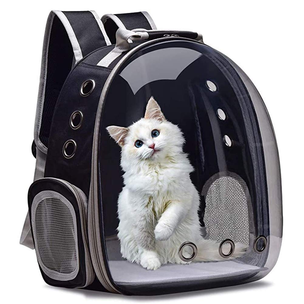 Katzen-Rucksack, Haustier-Luftpolster-Rucksack, atmungsaktiv, für Haustiere, Kapsel, Rucksack, Flugg