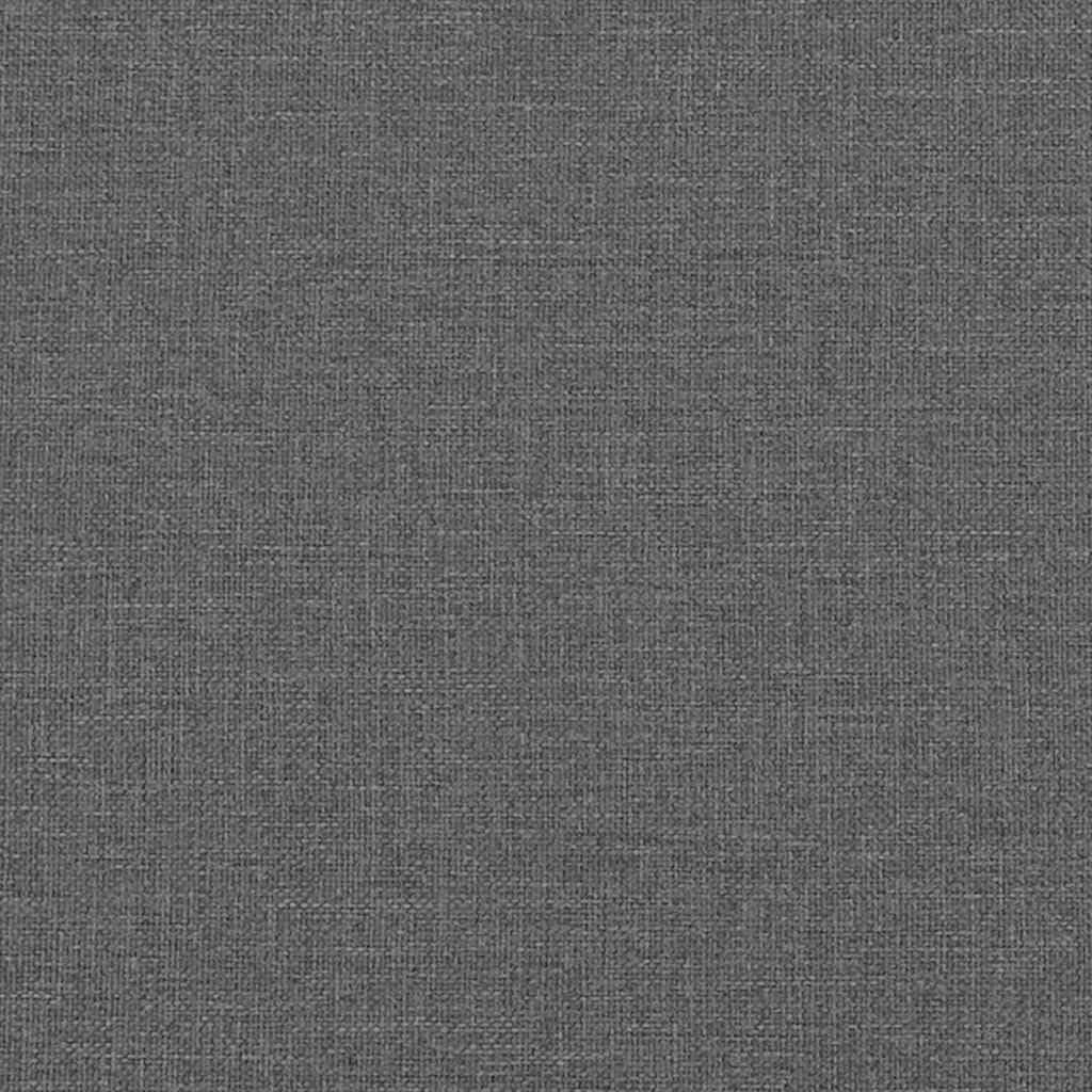 vidaXL Rückenkissen Dunkelgrau 45 x 20 x 35 cm Stoff, Kissen für Wohnzimmer, moderner Bezug, abnehmb