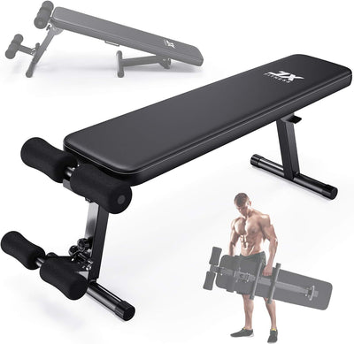 JX FITNESS Multifunktion Hantelbank Trainingsbank Flachbank Klappbare Hantelbänke und Rückentrainer,