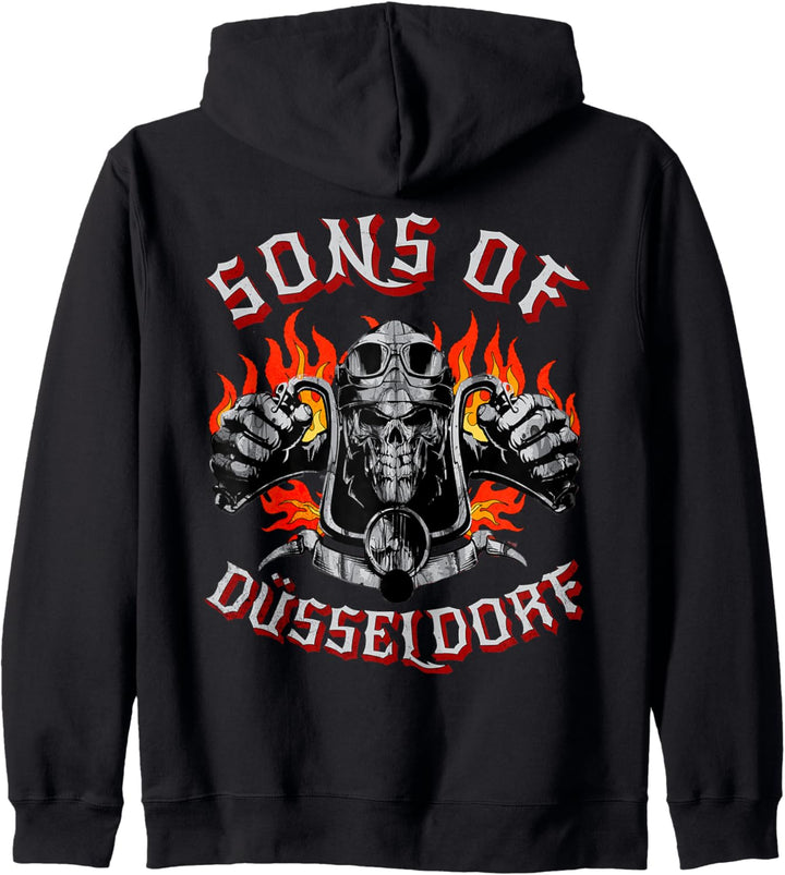 Düsseldorf biker Sons of Düsseldorf Kapuzenjacke