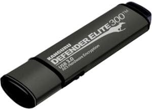 Kanguru Defender 300 USB-Stick (USB 3.0, 16 GB, Schwarz, 16 gb