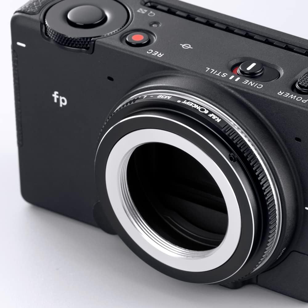 K&F Concept Objektivhalterungsadapter M39-L Manueller Fokus, kompatibel mit M39-Objektiv auf L-Mount