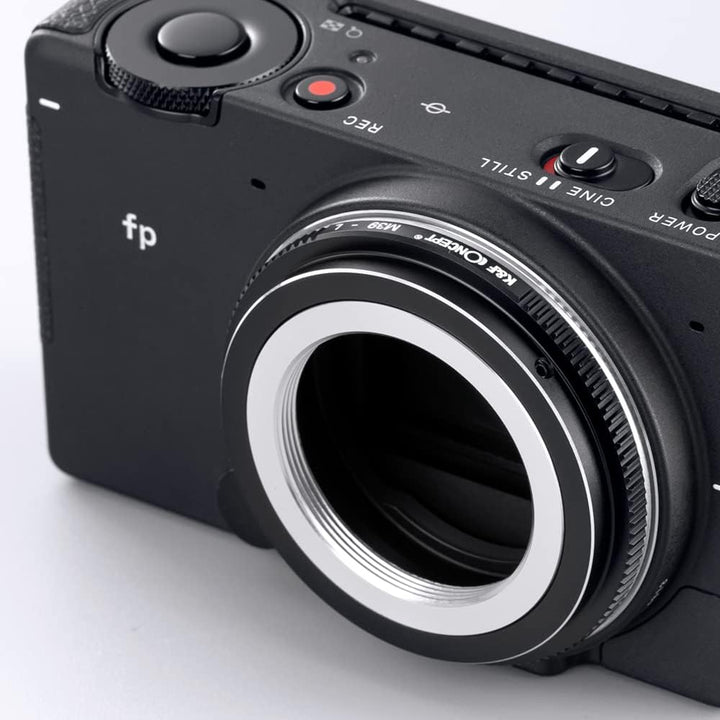 K&F Concept Objektivhalterungsadapter M39-L Manueller Fokus, kompatibel mit M39-Objektiv auf L-Mount