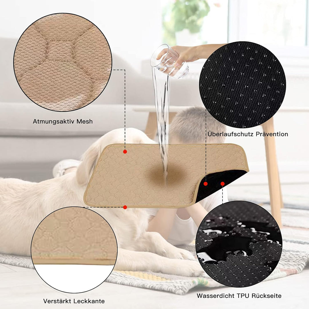 KALINCO Trainingsunterlagen für Haustier Wasserdicht Pee Pads Hundematte Bodenschutz Waschbare Wiede
